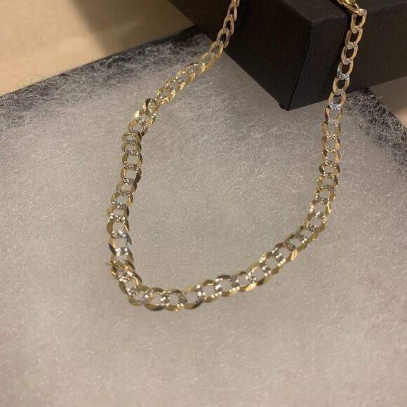 Curb link bracelet 14k solid gold perfect - Picture 11 of 16